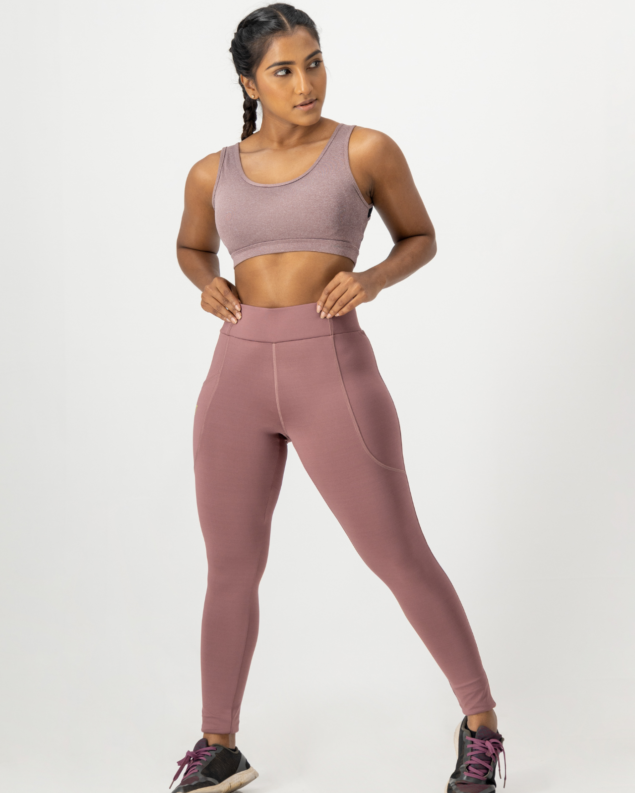 Performance Leggings - Mauve