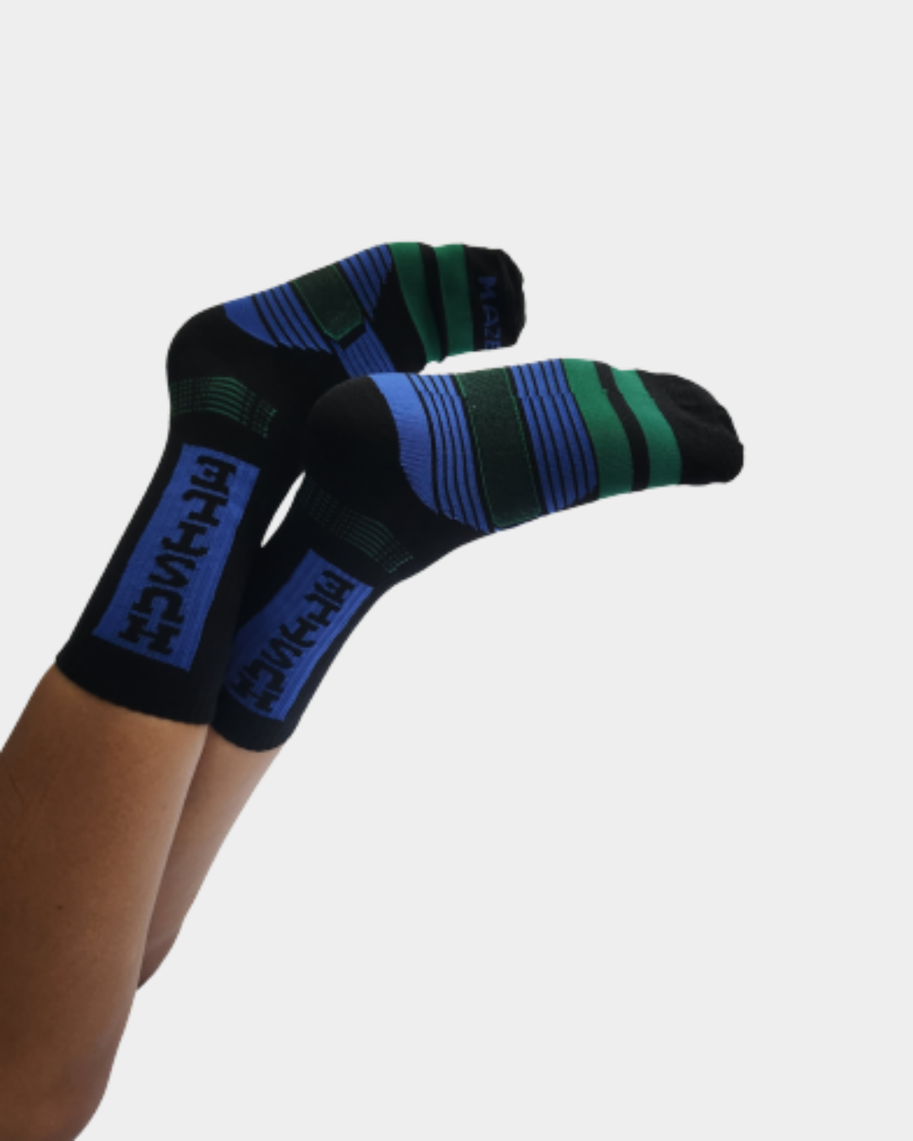 Gym Socks - Blue/Green