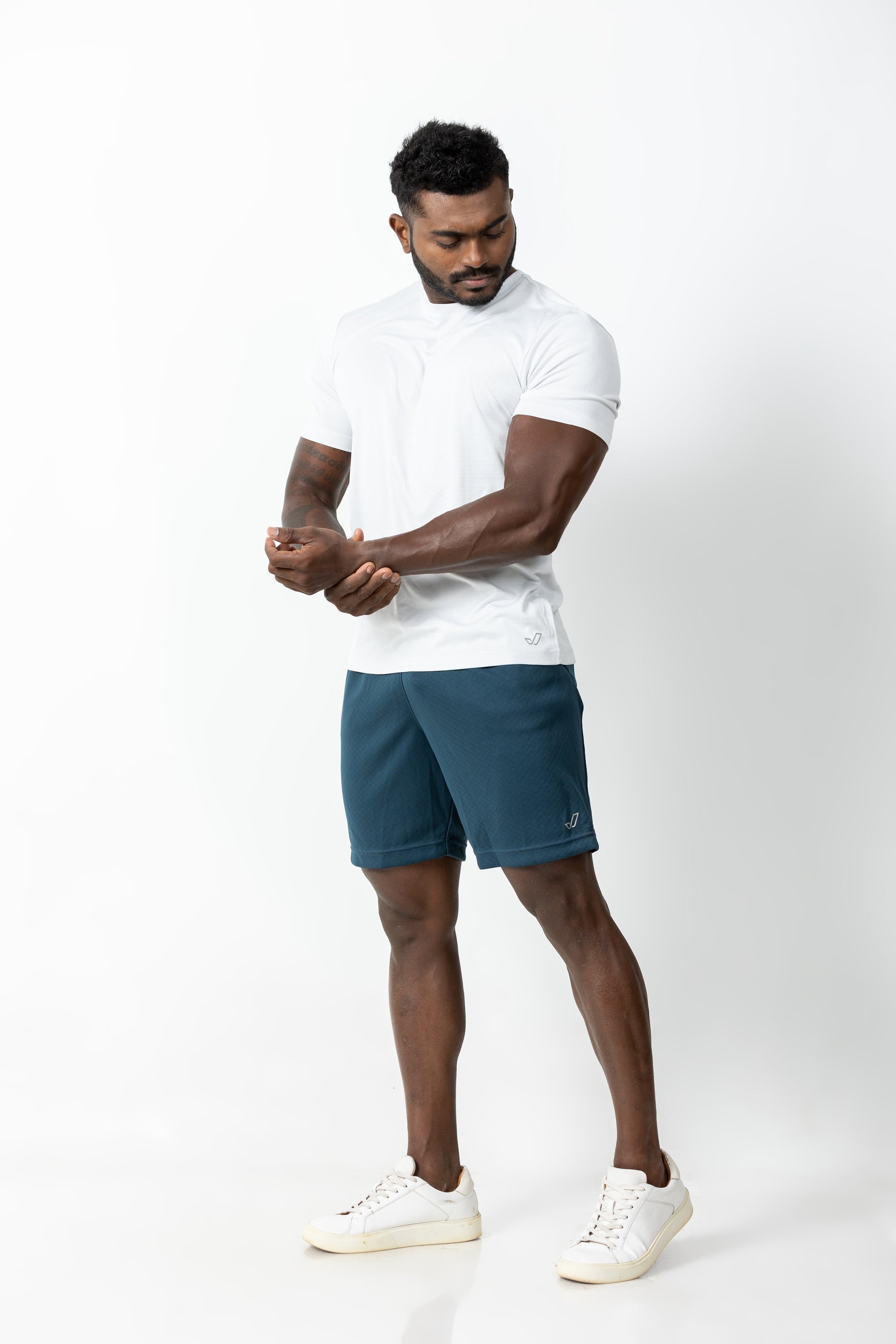 Training Tee - White, activewear, mens, tshirt, tee, gym, exercise, sportswear